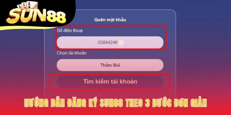 Quy trình đăng ký Sun88 tối ưu trong ba bước nhanh gọn